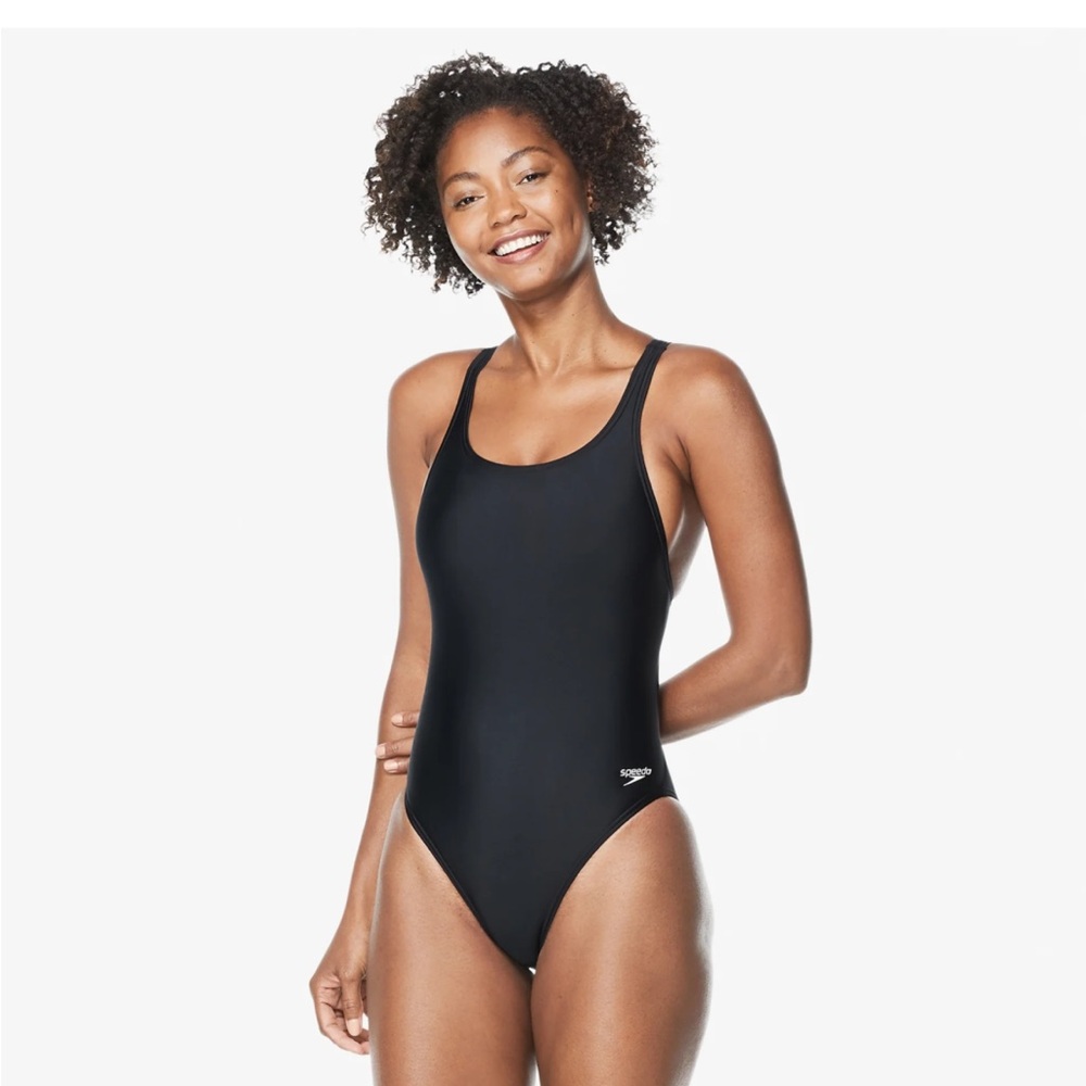 Speedo Black One-Piece Swimsuit